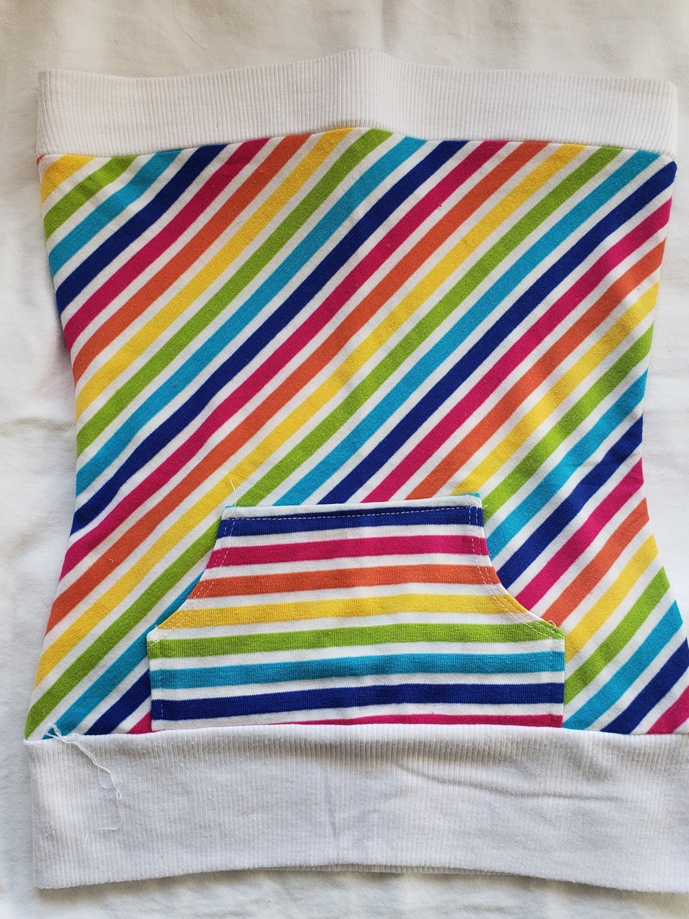 Rainbow Stripe Tube Top